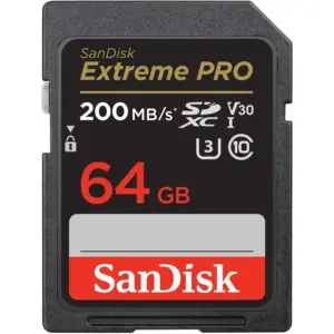 SanDisk Extreme Pro SDXC UHS-I Card - 200 MBPS